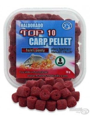 HALDORADO TOP 10 Carp Pellet - Ohnivý Kapor