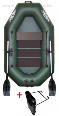 Čln Kolibri K-220T zelený, lamelová podlaha
