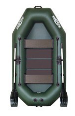 Čln Kolibri K-240 zelený, lamelová podlaha