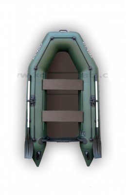 Čln Kolibri KM-260P zelený, pevná podlaha