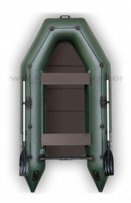 Čln Kolibri KM-330P zelený, pevná podlaha